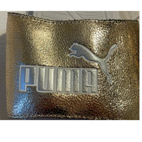New! Gold Puma Women's Sliders - Size 11 - Picture 4 of 5
